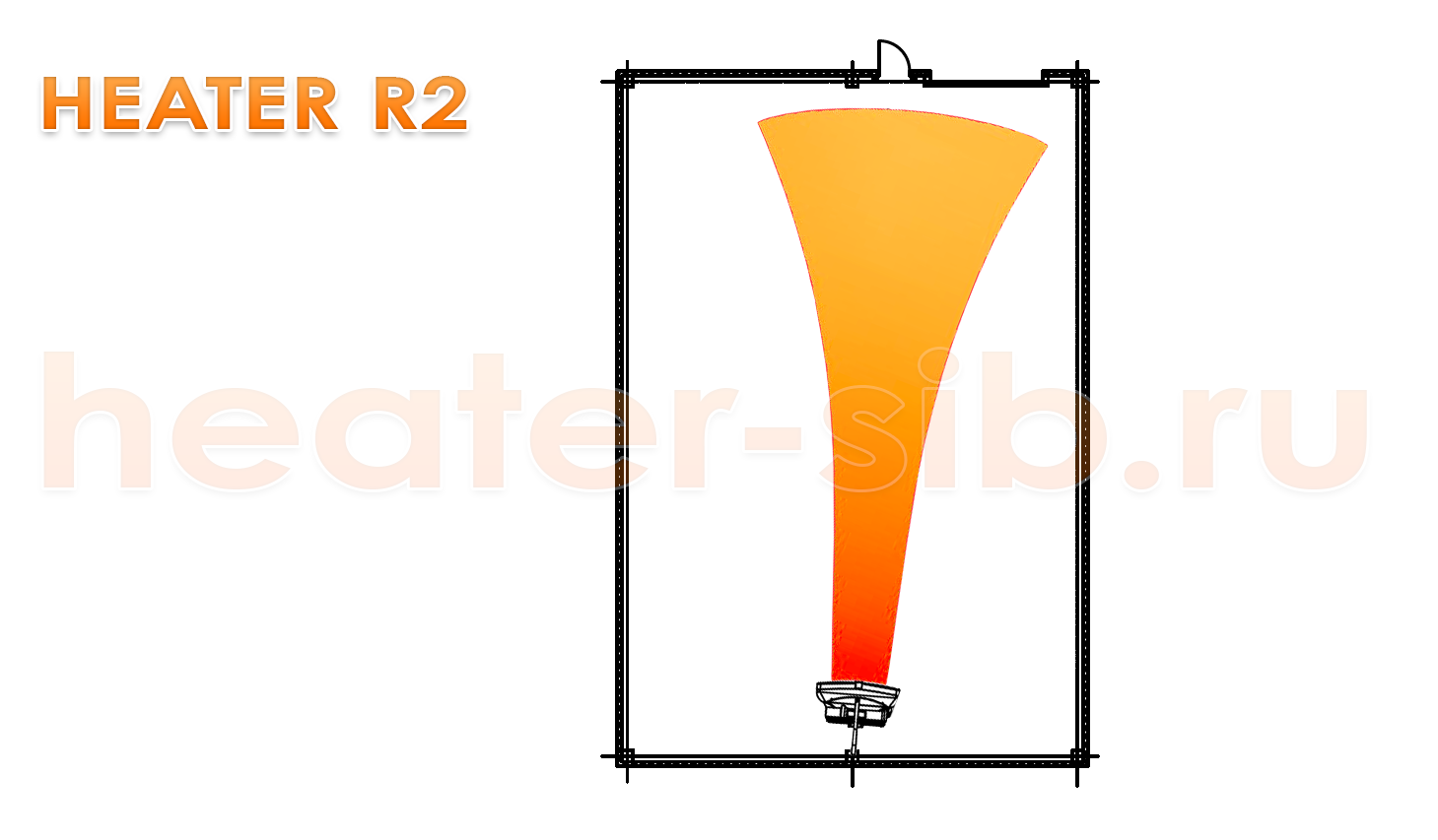 Один Heater R2 / CR2 в небольшом помещении